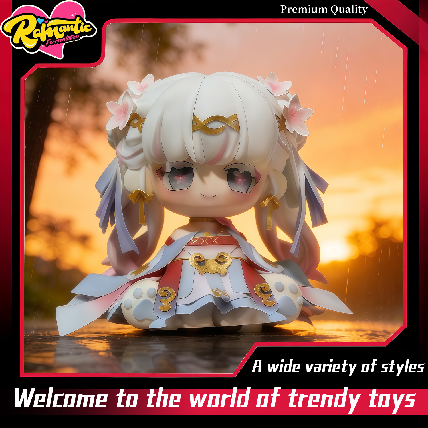 Jinxi Q-version cute Anime GK  - Popular Anime Merchandise recension och pris
