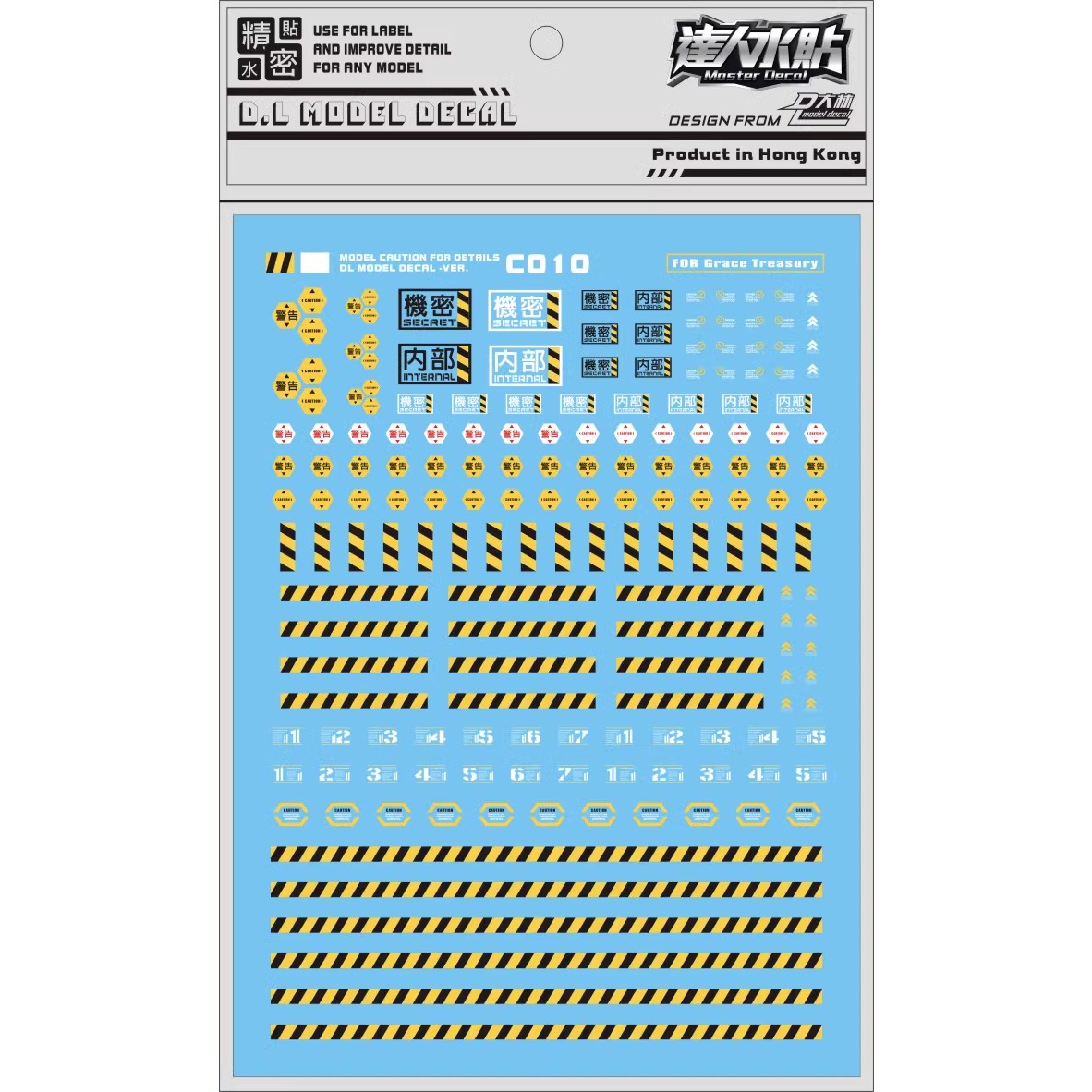 Master Decal C010 Fluorescent  - Bandai Gundam Hg recension och pris