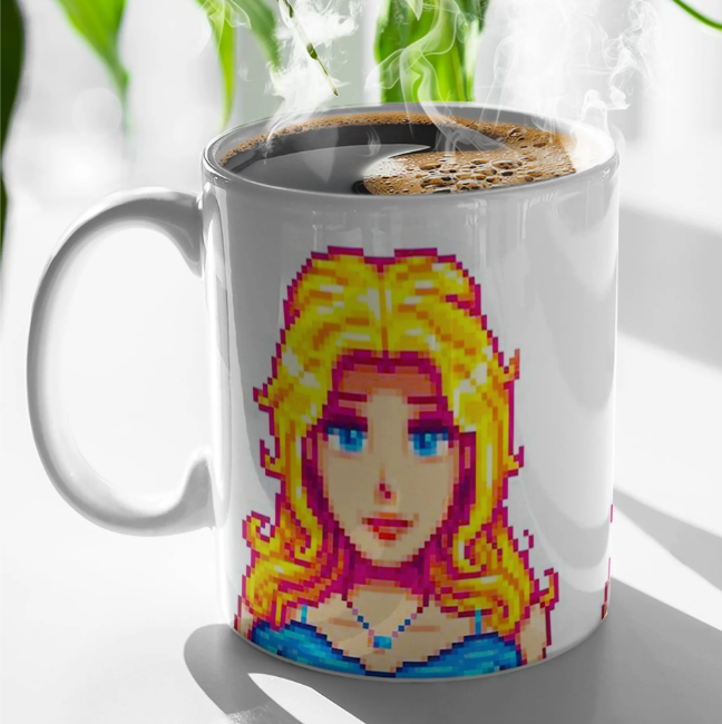 Stardew Valley Villager Pixel  - Anime Merchandise Mugs recension och pris